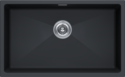 Кухонная мойка Paulmark LUMI 74UNI LU74-AN 74х46 цвет антрацит